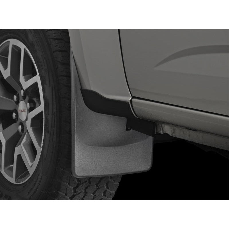 WeatherTech DigitalFit No-Drill MudFlaps for 2015-2016 Chevrolet Colorado and GMC Canyon - Black