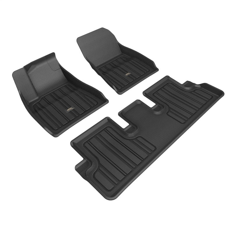 3D MAXpider Elitect Floor Mat for Tesla Model 3 (2024) – All-Weather 3-Piece Set with Patented Fiber Technology