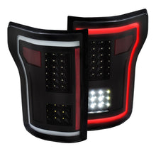 Load image into Gallery viewer, ANZO 2015-2017 Ford F-150 LED Tail Light Assembly with Black Housing and Clear Lens