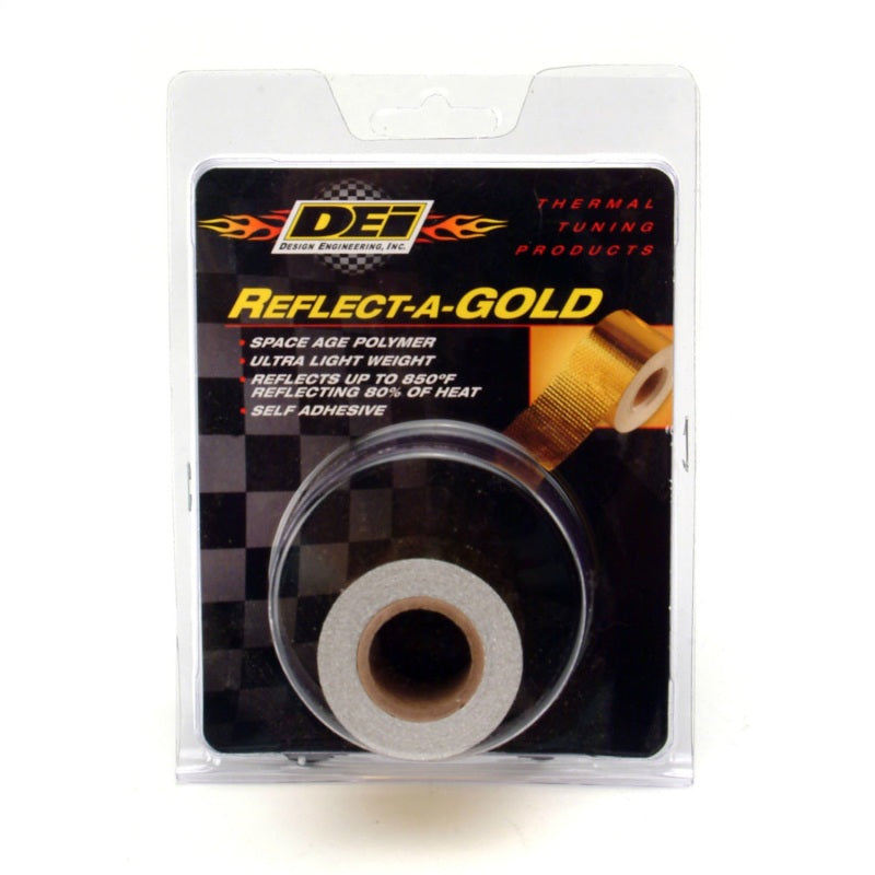 DEI Reflect-A-GOLD 1-1/2 inch x 15 ft Heat Tape Roll for High-Temperature Automotive Applications