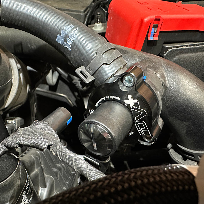 Go Fast Bits GFB T9384 DV+ Diverter Valve for Ford Mustang, Fiesta, Explorer, Bronco Raptor, and Ranger Raptor