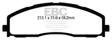 Load image into Gallery viewer, EBC Brakes EBCED93015 Extra Duty Front Brake Pads for Ford F-250 Super Duty 6.2L (2013-2014)