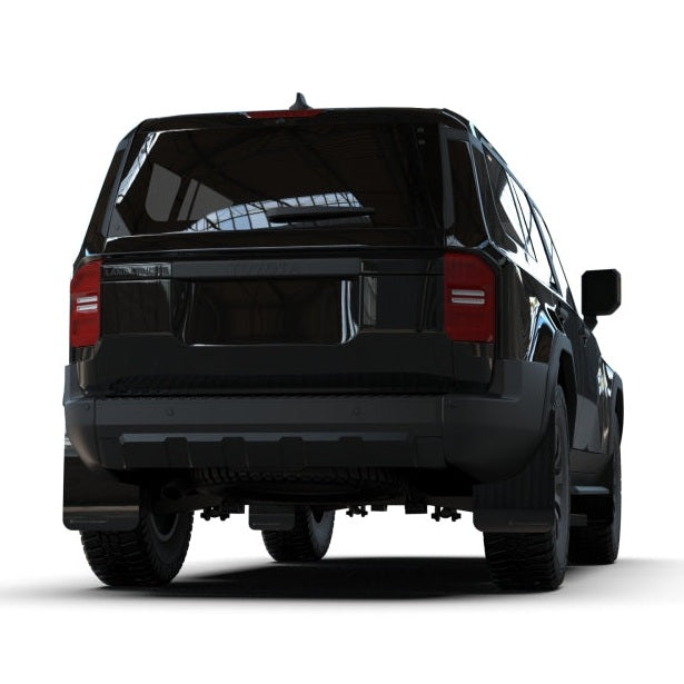 Rally Armor 22-26 Toyota Land Cruiser UR Series Mud Flap - Black with Metallic Logo