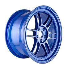 Load image into Gallery viewer, Enkei RPF1 18x9.5 Inch Blue Alloy Wheel with 5x114.3 Bolt Pattern and 38mm Offset (Part Number: enk3798956538BL)