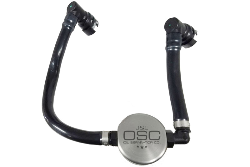 J&L 3.0 Passenger-Side Oil Separator JLT3024P-C for 2018–2023 Ford Mustang GT and 2019 Mustang Bullitt
