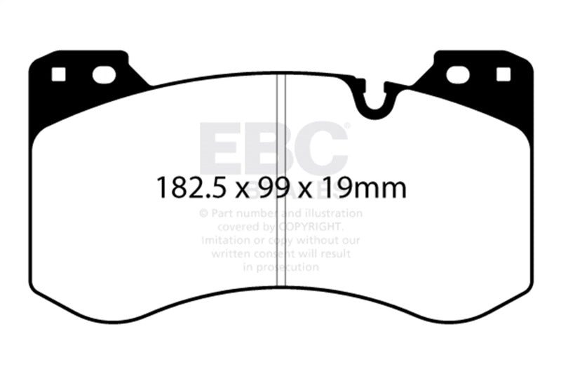 EBC Racing RP-X Race Front Brake Pads DP82454RPX for BMW M3, M4, and M2