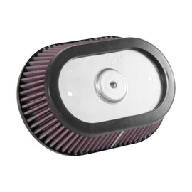 K&N E-3988 Universal Custom Oval Air Filter for Harley-Davidson RK Series