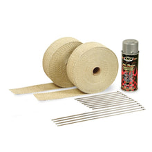 Load image into Gallery viewer, DEI Exhaust Wrap Kit - Tan Exhaust Wraps with Aluminum HT Silicone Coating and Locking Ties