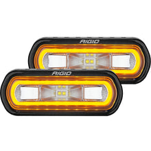 Load image into Gallery viewer, Rigid Industries SR-L Series Surface Mount LED Spreader Pair with Amber Halo for Off-Road Vehicles
