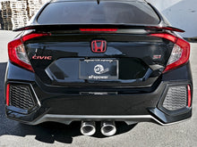 Load image into Gallery viewer, aFe Takeda 3-inch 304 Stainless Steel Cat-Back Exhaust System with Polished Tips for Honda Civic Si Sedan 2017-2020
