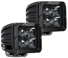 Load image into Gallery viewer, Rigid Industries D-Series Midnight Edition Spot LED Pod Lights (Set of 2) * Blackout Diffused Lens Technology