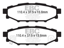Load image into Gallery viewer, EBC Greenstuff 2000 Series Sport Brake Pads for Subaru Legacy and BRZ - Part Number EBCDP21584