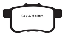 Load image into Gallery viewer, EBC Redstuff Ceramic Low Dust Rear Brake Pads for Honda Accord and Acura TSX