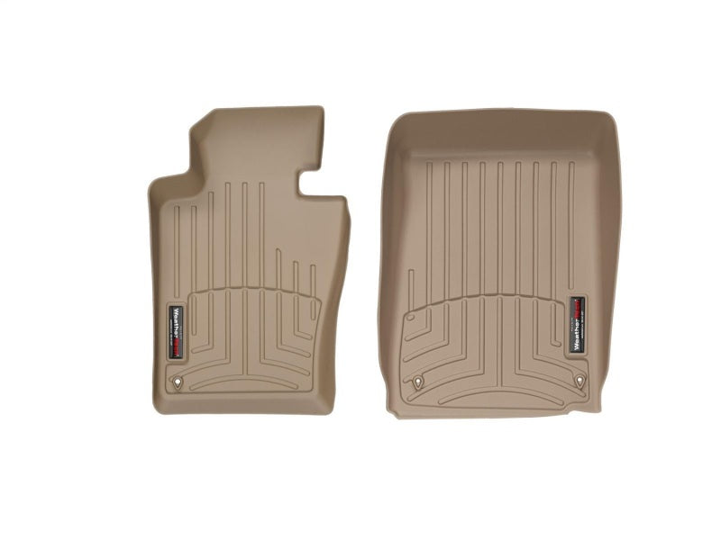 WeatherTech FloorLiner DigitalFit Front Floor Mats, Tan, for 2001-2005 BMW 325xi and 330xi - Part WET451271