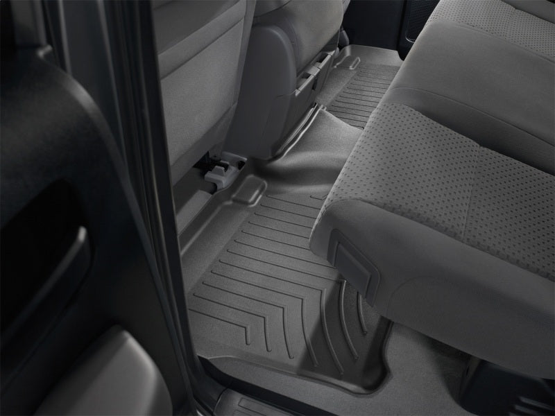 WeatherTech DigitalFit Rear FloorLiner for 2007-2010 Toyota Tundra Double Cab in Black