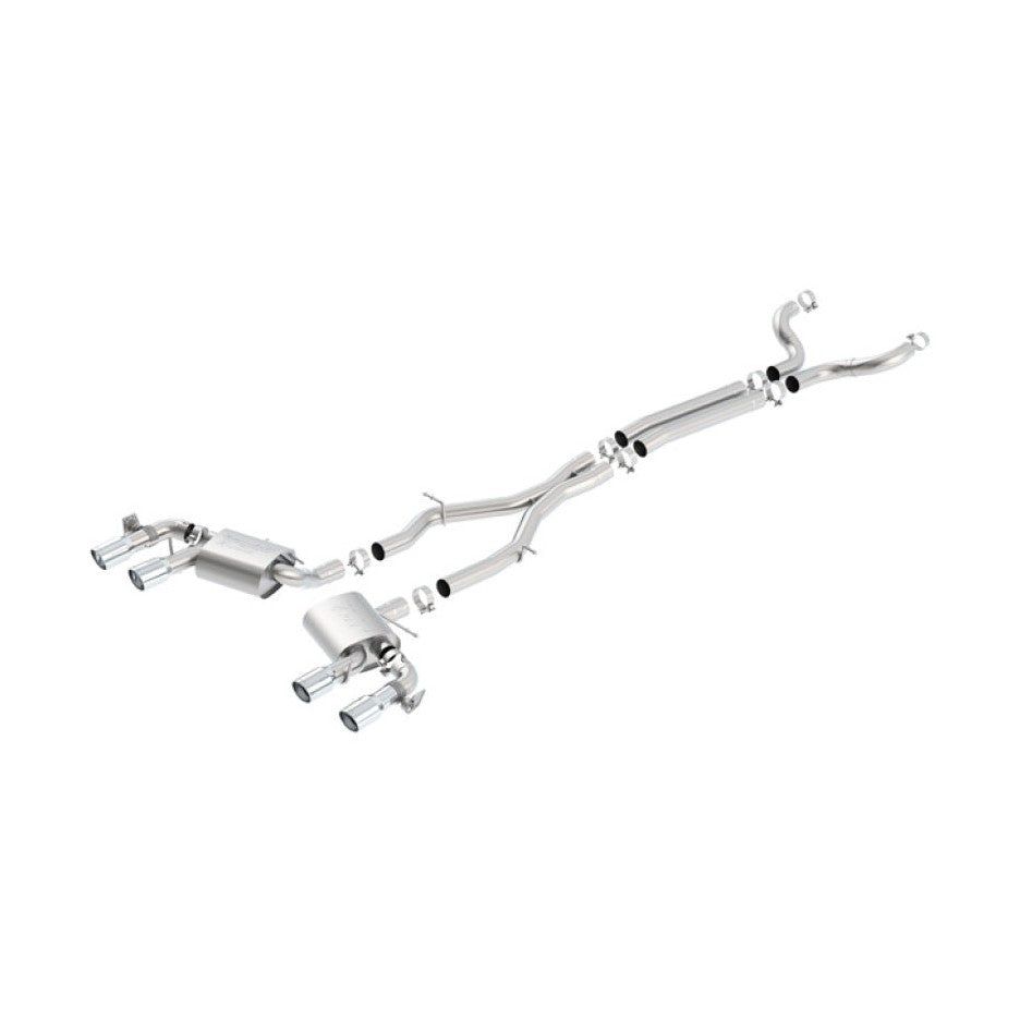 Borla S-Type Cat-Back Exhaust System for 2017-2023 Chevrolet Camaro ZL1 6.2L V8 with NPP Dual Mode Valves