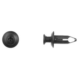 Black Nylon Phillips Screw Ret 8mm Hole Size 18mm Stem Length
