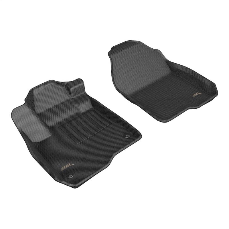 3D MAXpider Kagu Series All-Weather Custom Fit Floor Mats for Honda CR-V (2023-2024), Black