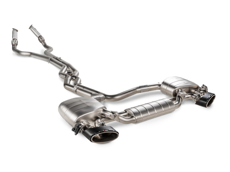 Akrapovic Evolution Line Titanium Cat Back Exhaust System for 2023 Audi RS6 Avant (C8) – Part AKR S-AU/T/2H