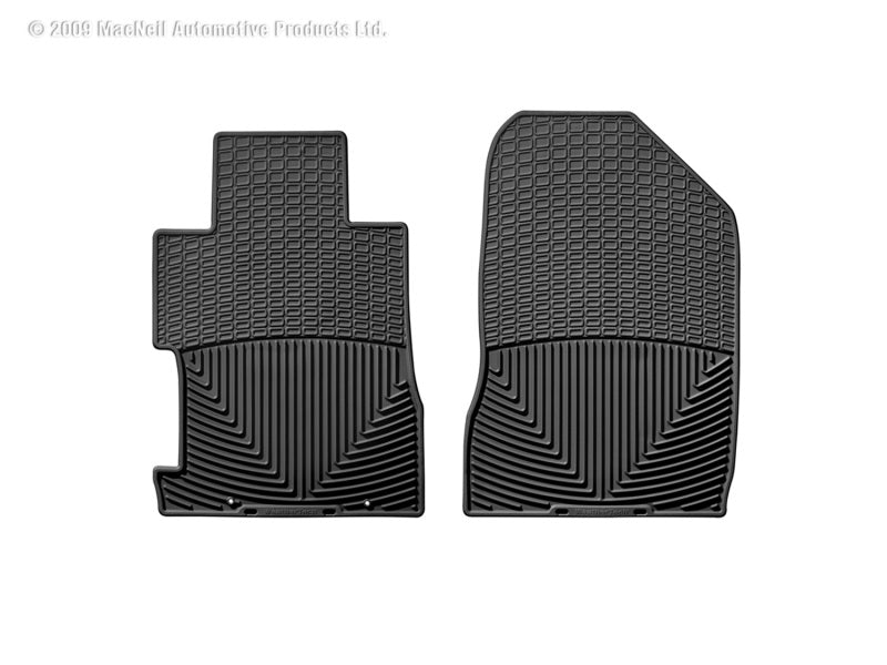 WeatherTech All-Weather Front Floor Mats for 2006-2007 Honda Civic Coupe * Black