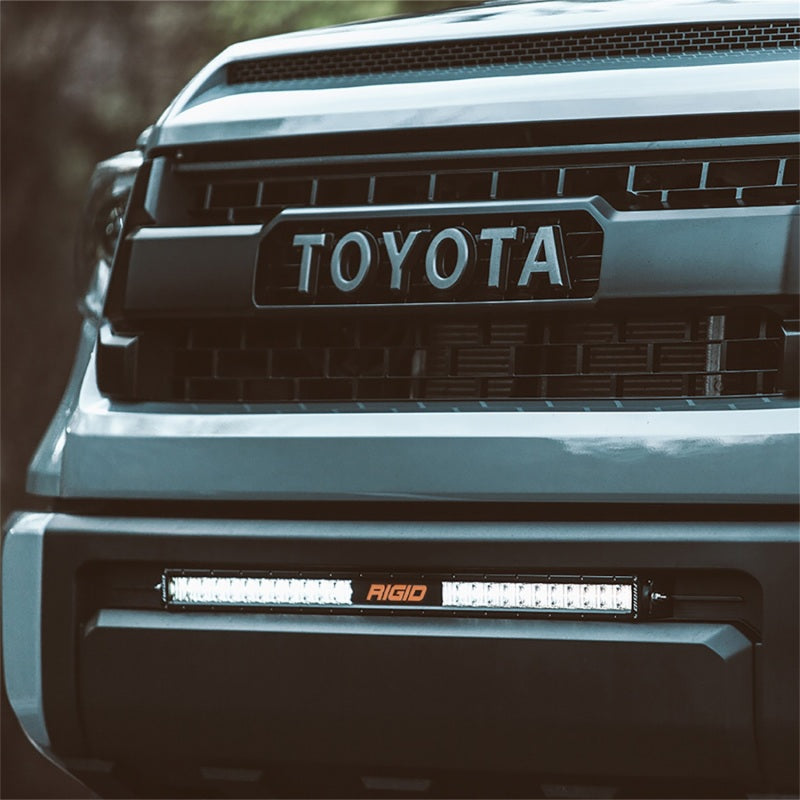 Rigid Industries SR-Series 30-inch SAE Dual Function Auxiliary High Beam Driving Lights with Amber Backlight