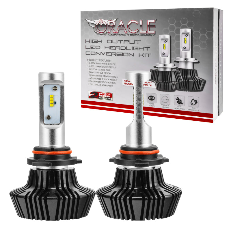 Oracle Lighting 9005 4000 Lumen LED Headlight Bulbs – 6000K Bright White Light
