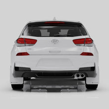 Load image into Gallery viewer, Rally Armor 19-21 Hyundai Elantra GT N Line and i30 Black UR Mud Flap with White Logo
