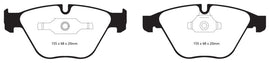 EBC Bluestuff NDX Full Race Front Brake Pads for BMW 3 Series (2007-2011)