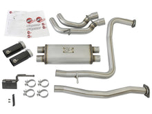 Load image into Gallery viewer, aFe Power Rebel Series 2-1/2 Inch Stainless Steel Cat-Back Exhaust System with Black Tips for 2016-2017 Nissan Titan V8 5.6L