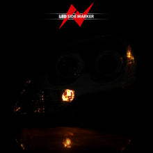 Load image into Gallery viewer, ANZO Crystal Headlight Set for Chrysler PT Cruiser 2001-2005 with Chrome and Amber Housing