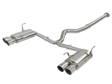 Load image into Gallery viewer, aFe Takeda 3-Inch Stainless Steel Cat-Back Exhaust System for 2015-2020 Subaru WRX and WRX STI with Polished Tips