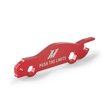 Load image into Gallery viewer, Mishimoto Subaru Hoonigan Oil Filler Cap - Red with Matching Bottle Opener and Multi-Tool Keychain