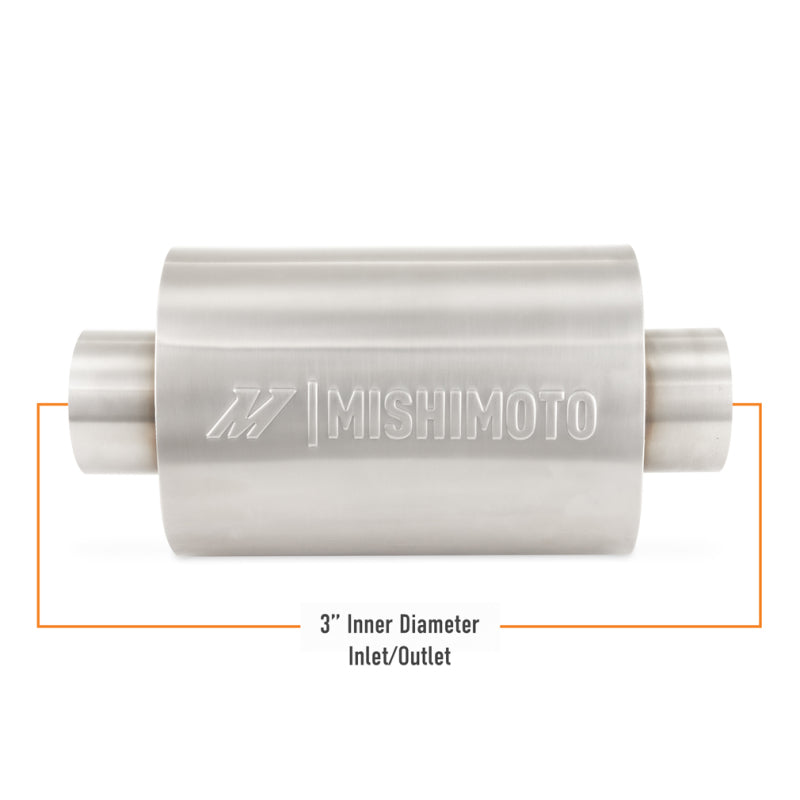Mishimoto Universal 3-Inch Stainless Steel Resonator for Exhaust Enhancement