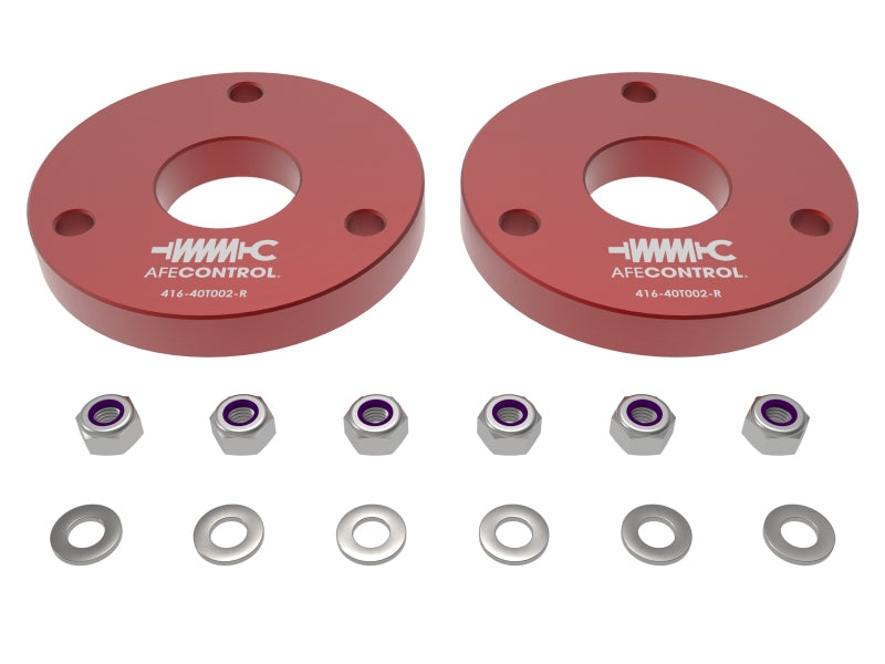 aFe CONTROL 1.25-Inch Leveling Kit for Chevrolet Colorado ZR2 and GMC Canyon AT4X (2023-2024) - Red