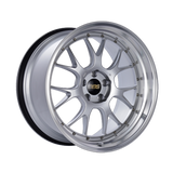 BBS - LM-R - 20x9.5 / +23mm Offset / 5x120 / 82mm Bore (Diamond Silver w/ Diamond Cut Lip)