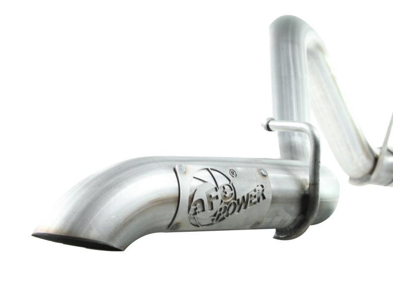 aFe MACHForce XP 2.5-Inch Stainless Steel Cat-Back Exhaust System for Jeep Wrangler TJ 97-06 with 4.0L Engine