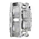 CQ Premium Disc Brake Caliper with Bracket Silver Aluminum Replacement - 18-B4798A