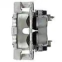 CQ Premium Disc Brake Caliper with Bracket Silver Cast Iron Replacement - 18-B4811