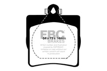 Load image into Gallery viewer, EBC DP41191R Yellowstuff Rear Brake Pads for Mercedes-Benz SLK and Chrysler Crossfire