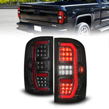 Load image into Gallery viewer, ANZO 14-18 GMC Sierra 1500 Full LED Taillights with Smoke Lens and Black Housing