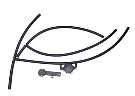 J&L JLT3108P-B Oil Separator 3.0 Passenger Side, Black Anodized for 2016-2024 Nissan Titan 5.6L