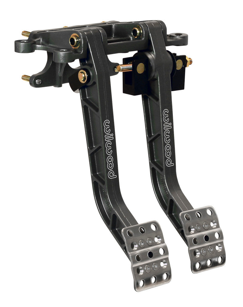Wilwood Adjustable Dual Brake and Clutch Pedal Assembly, Forward Swing Mount, 6.25:1 Ratio (Part #wil340-11295)
