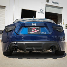 Load image into Gallery viewer, aFe Takeda 13+ Subaru BRZ &amp; Toyota 86/GR86/FR-S Dual Cat-Back Exhaust System with Blue Flame Tips - 49-36023-L