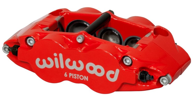 Wilwood Forged Narrow Superlite 6R-LH Brake Caliper Part #wil120-11781-RD