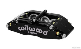Wilwood Narrow SL6 Series Caliper with Black Finish - Part Number wil120-13383-BK