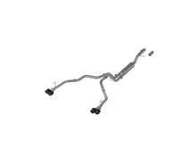 Load image into Gallery viewer, MBRP Armor Lite Series T304 Stainless Steel Dual Split Cat-Back Exhaust System with Quad Carbon Fiber Tips for 2021-2023 Chevrolet Tahoe and GMC Yukon