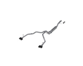 MBRP Armor Lite Series T304 Stainless Steel Dual Split Cat-Back Exhaust System with Quad Carbon Fiber Tips for 2021-2023 Chevrolet Tahoe and GMC Yukon