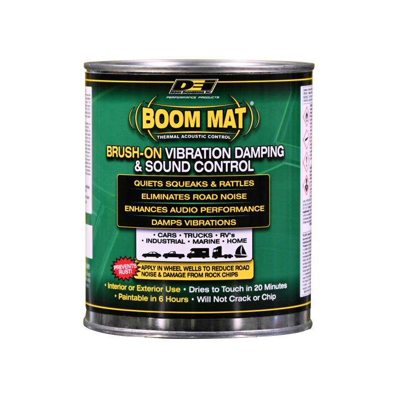 DEI Boom Mat Liquid Damping Brush-On Material - 1 Liter for Automotive Soundproofing and Vibration Reduction