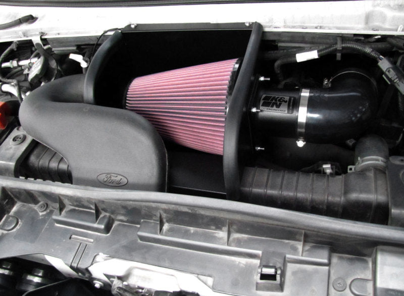 K&N Engineering High-Flow Cold Air Intake System for 2008 Ford E-Series with 6.8L V10 - Part #knn77-2570KTK