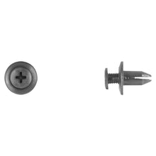 Load image into Gallery viewer, Black Nylon Phillips Screw Ret7mm Hole Size 12mm Stem Length